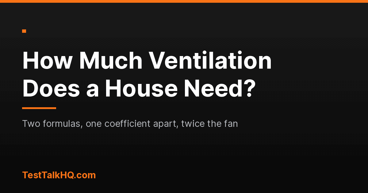 How Much Ventilation Does a House Need?