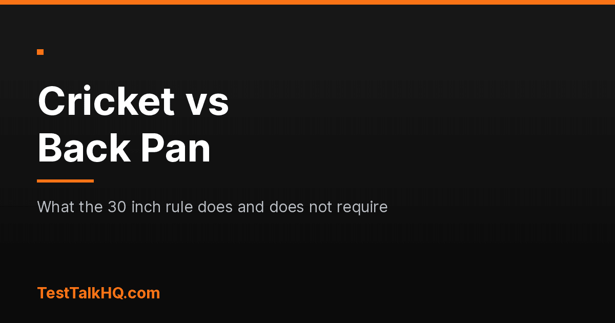 Chimney Cricket vs Back Pan: Which One to Build