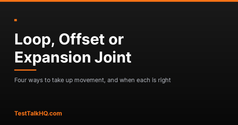 Loop, Offset, Expansion Joint or Swing Arm: Four Ways to Take Up Copper Movement, and When Each Is the Right One