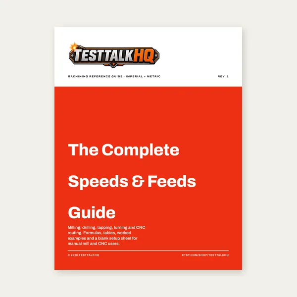 Complete Machining Speeds & Feeds Guide