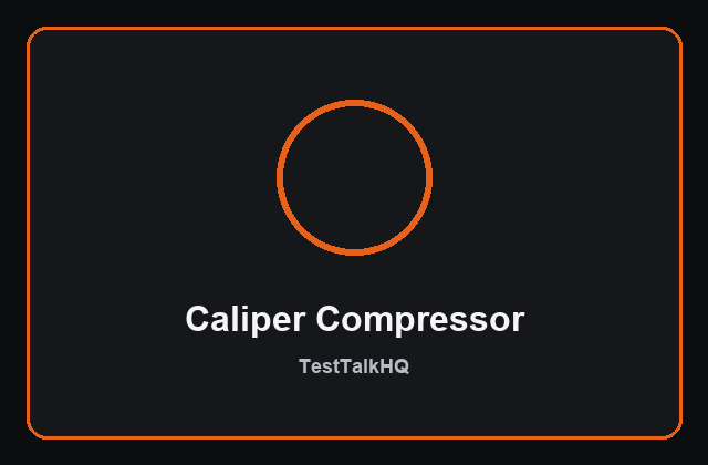 Brake caliper compressor set
