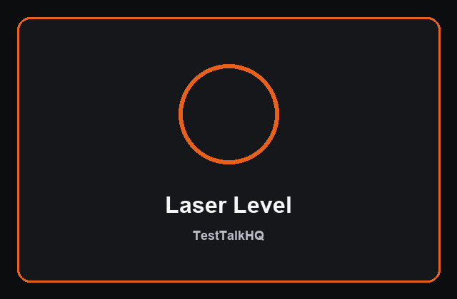Line laser level