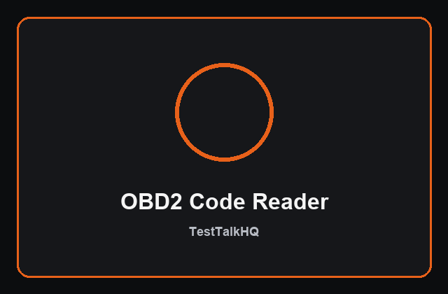 OBD2 code reader