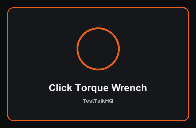 Click torque wrench